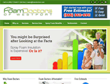 Tablet Screenshot of foamdoctors.com